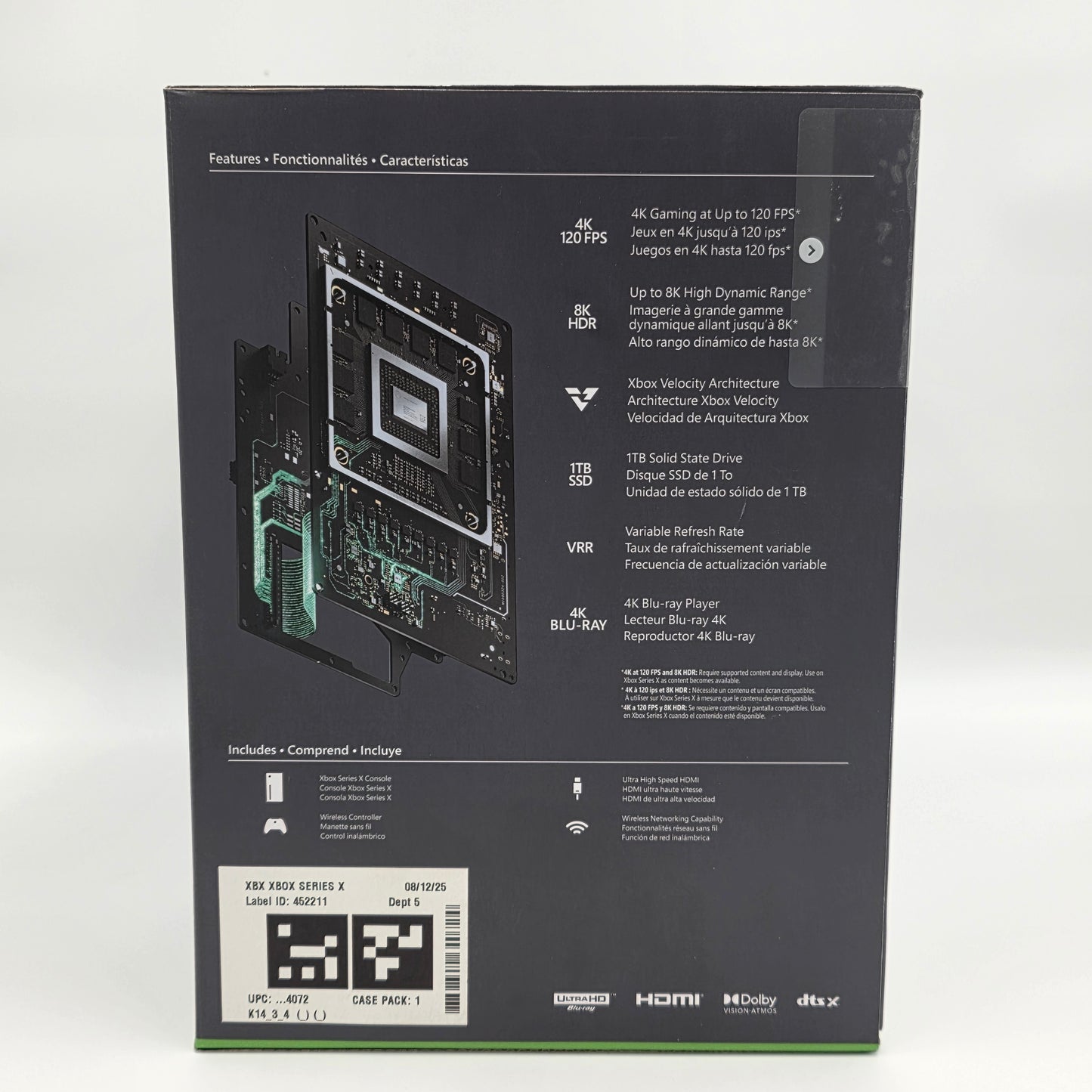 New Microsoft Xbox Series X 1TB Console Gaming System Black 1882