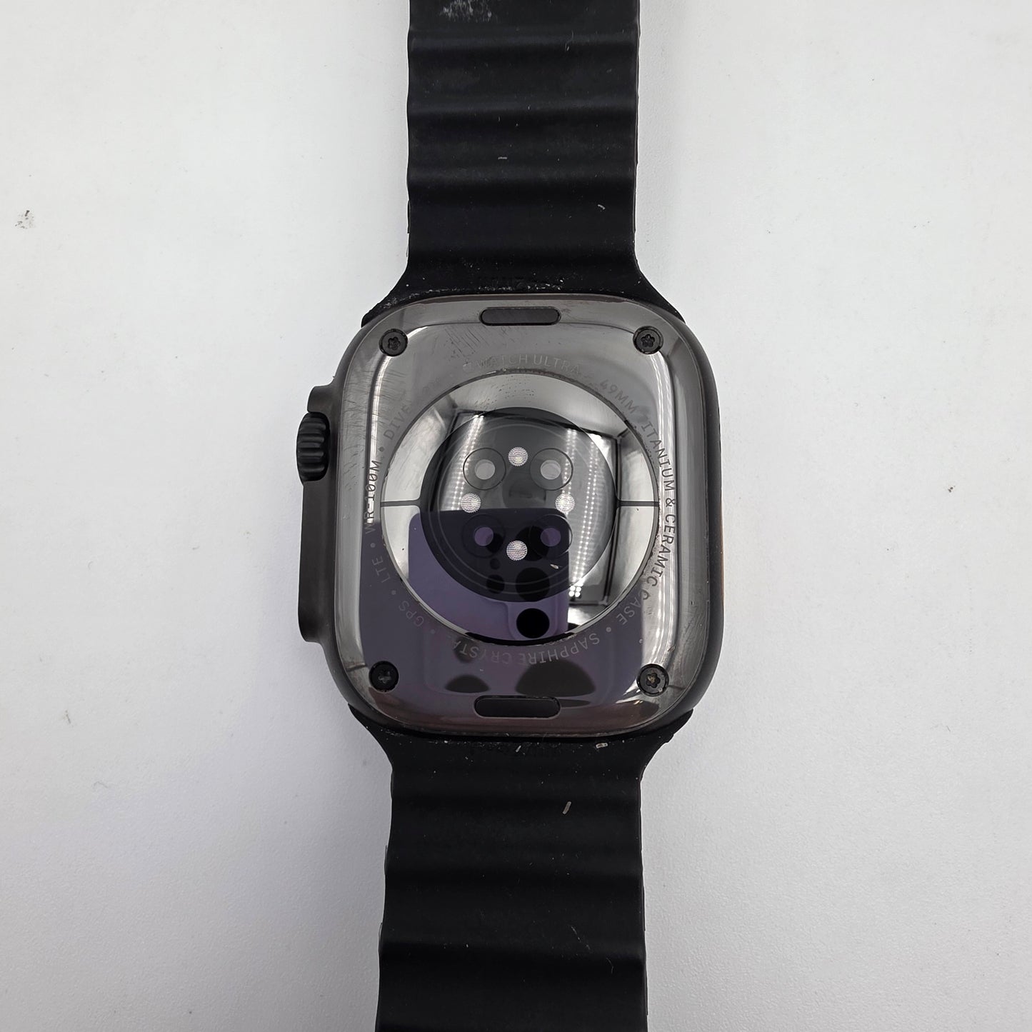 Unlocked Apple Watch Ultra 2 49MM Black Titanium Black Sport Band MX5U3LW/A