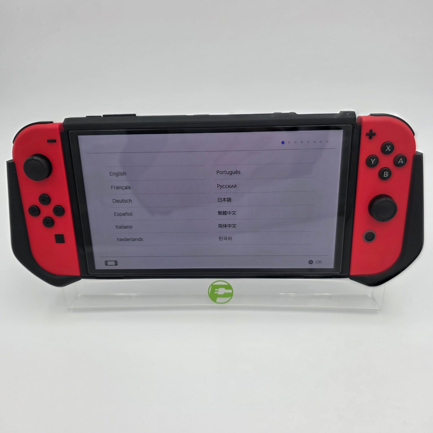 Nintendo Switch OLED Video Game Console HEG-001 Mario Red Edition