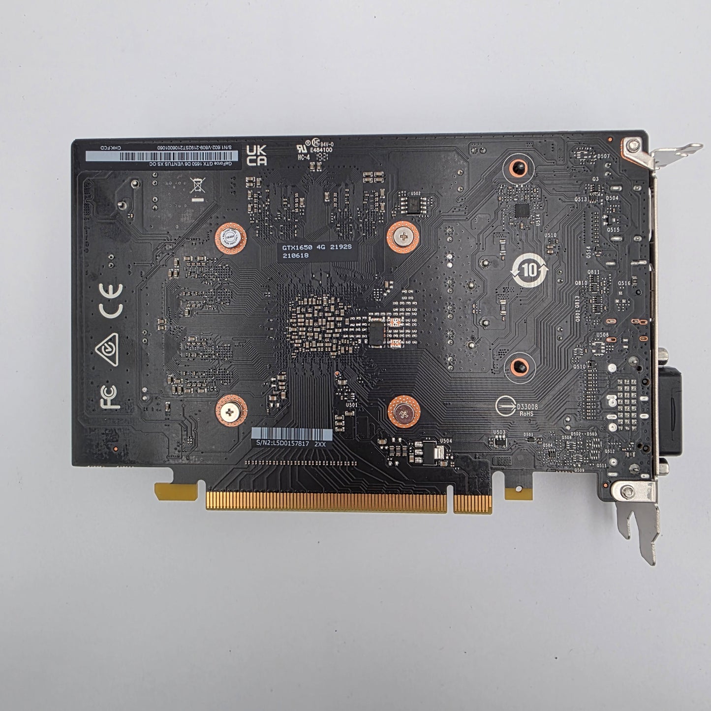 MSI GeForce GTX 1650 D6 VENTUS XS OCV1 4GB GDDR5 Graphics Card