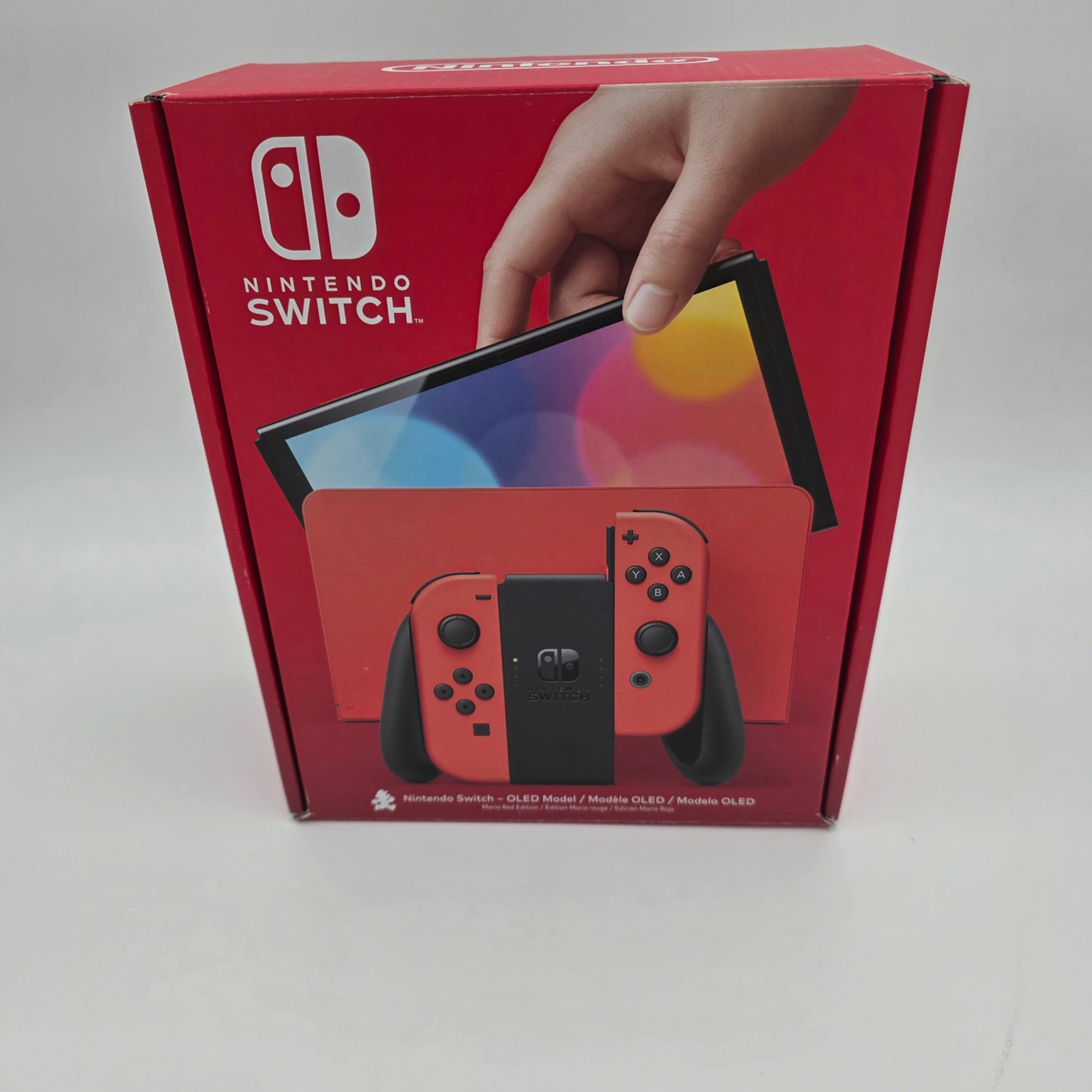 Nintendo Switch OLED Video Game Console HEG-001 Mario Red Edition