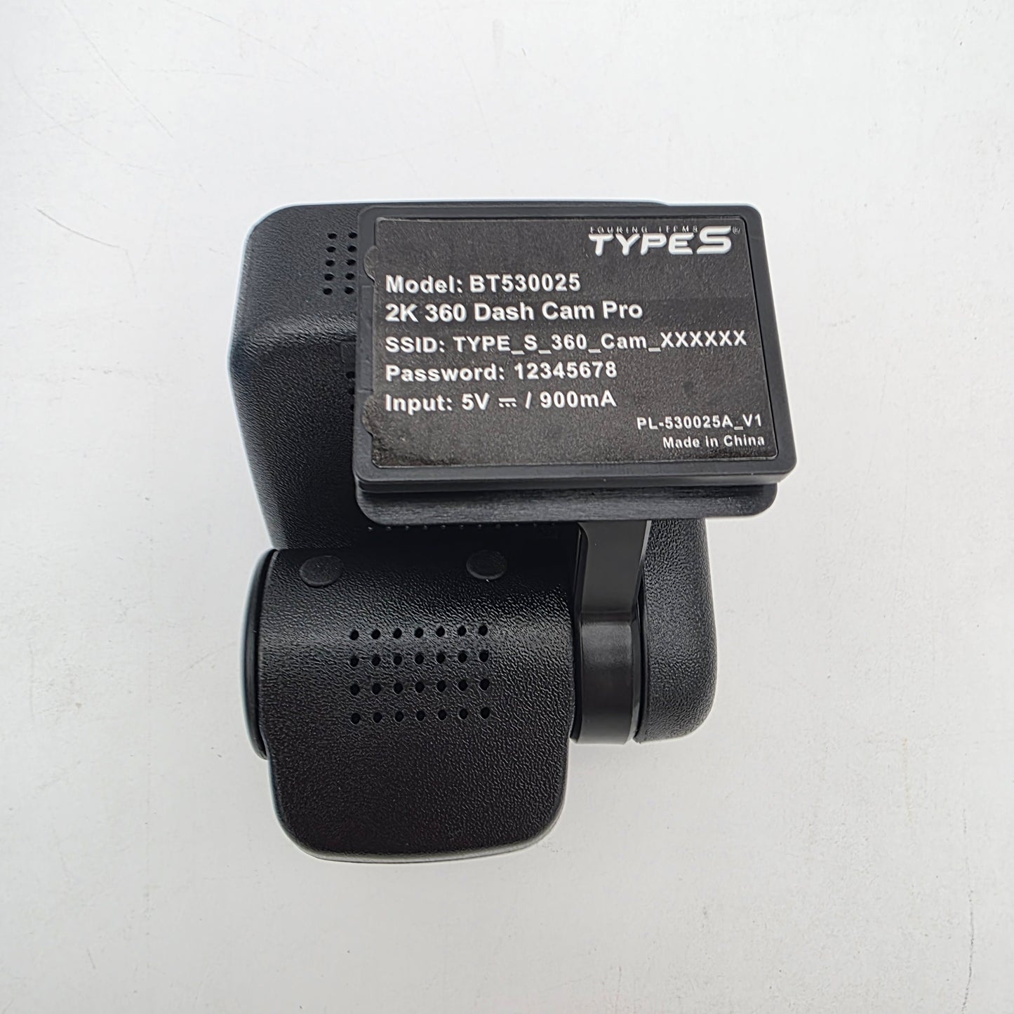 Type S 2K 360 Dash Camera Dash Cam BT530025