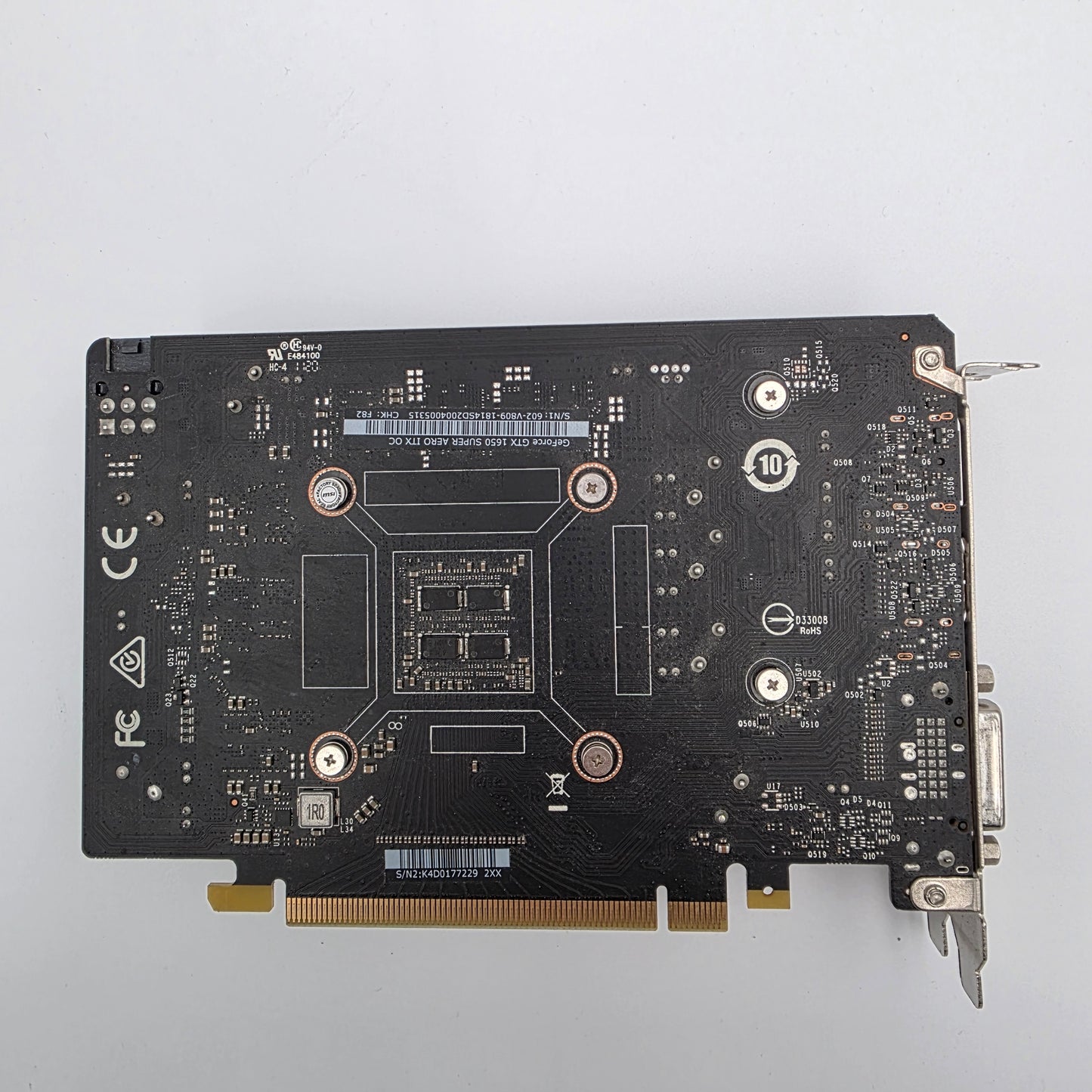 MSI GeForce GTX 1650 D6 AERO ITX 4GB GDDR6 Graphics Card