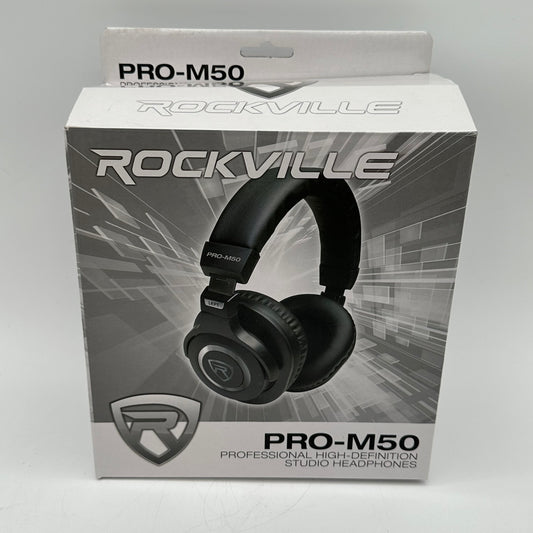 RockVille PRO-M50 Professional High-Definition Studio Headphones