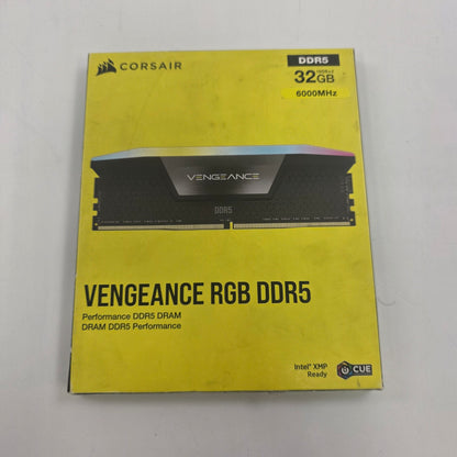 Corsair Vengeance RGB Pro 32GB (2x16GB) RAM DDR5 6000MHz CMH32GX5M2D6000C36