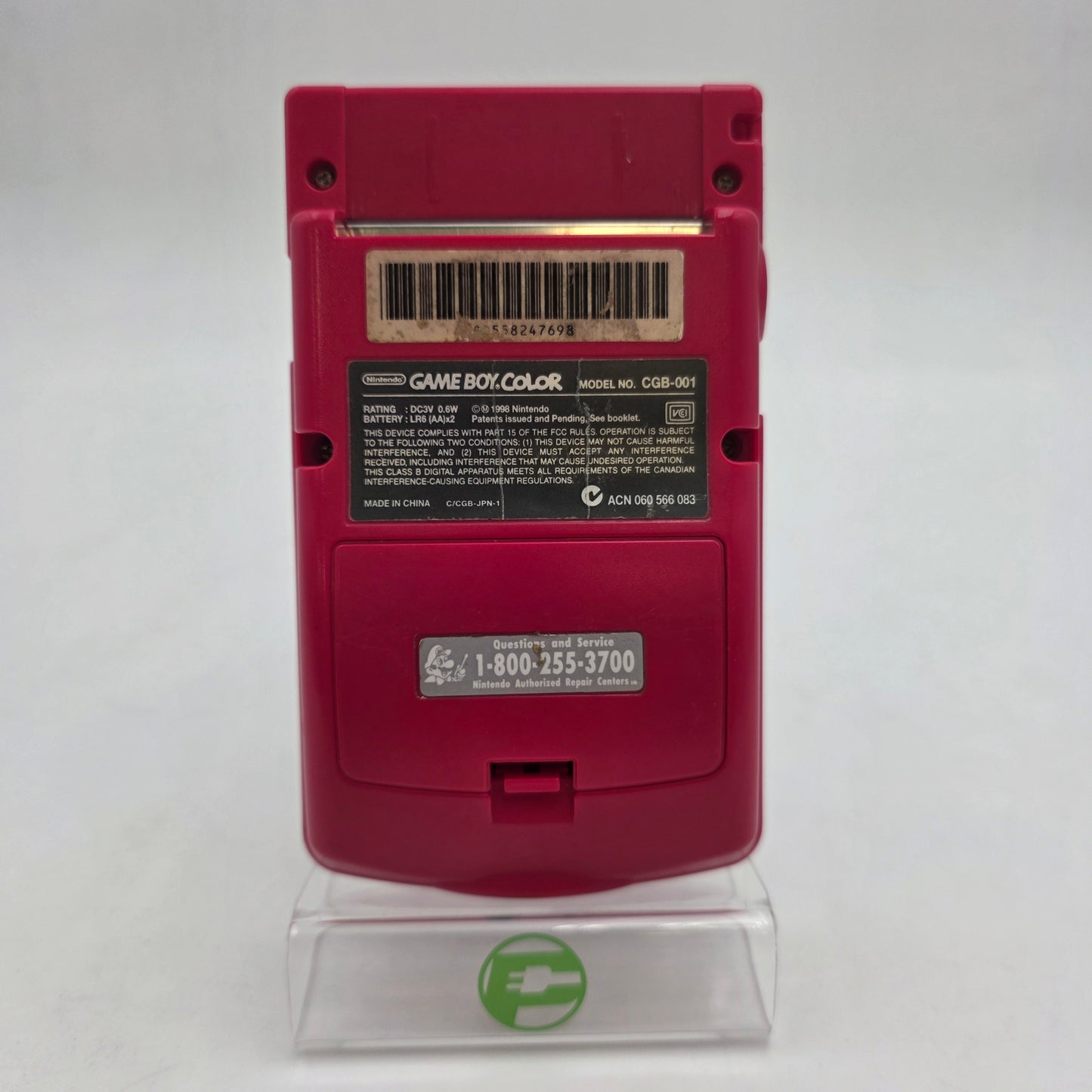 Nintendo Game Boy Color Handheld Game Console Only CGB-001 Red/Black