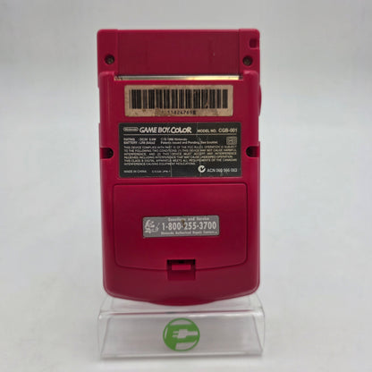 Nintendo Game Boy Color Handheld Game Console Only CGB-001 Red/Black