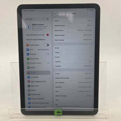 Factory Unlocked Apple iPad Air 11" M3 1TB Purple MCGC4LL/A