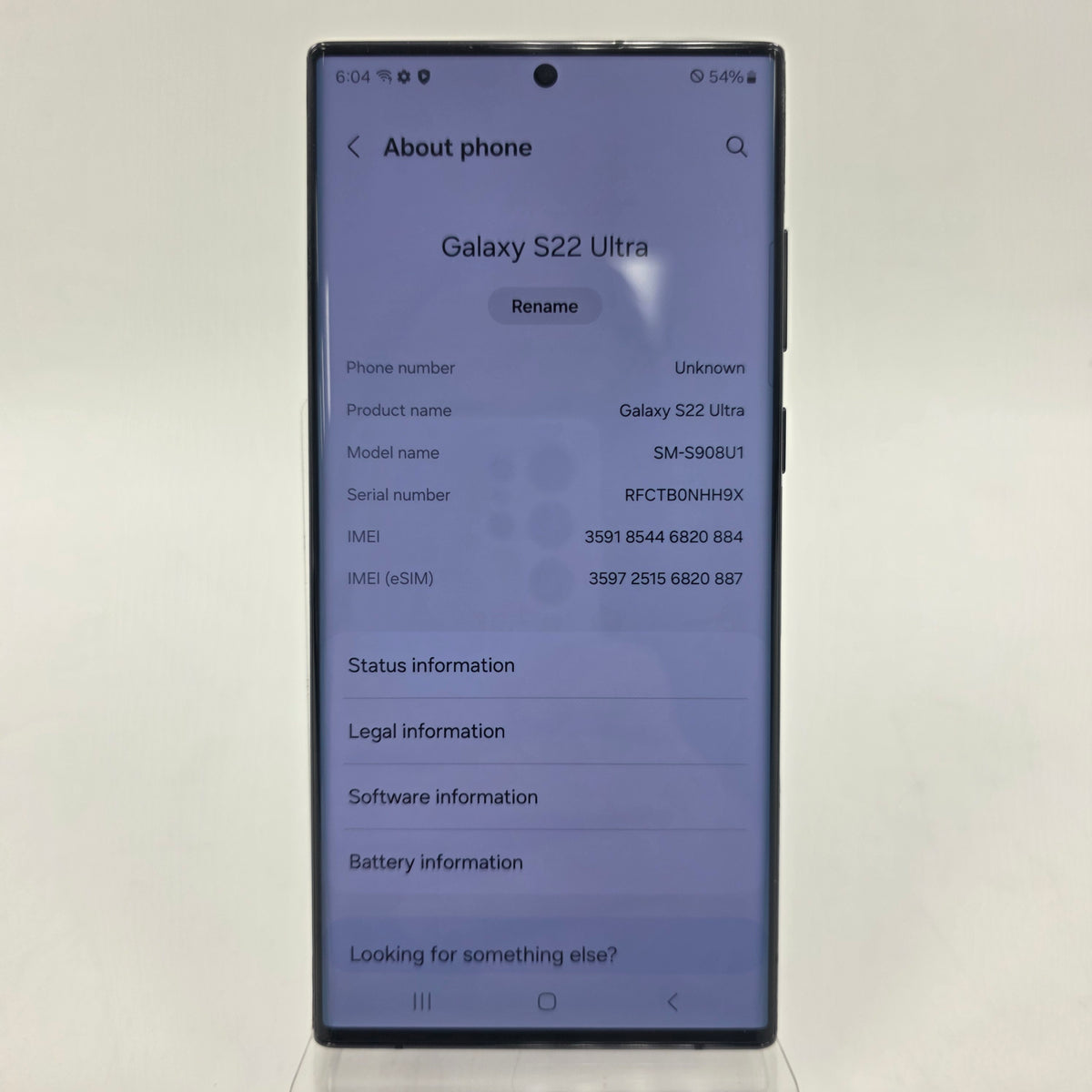 GSM Unlocked Samsung Galaxy S22 8GB RAM 128GB SM-S908U1 Phantom Black