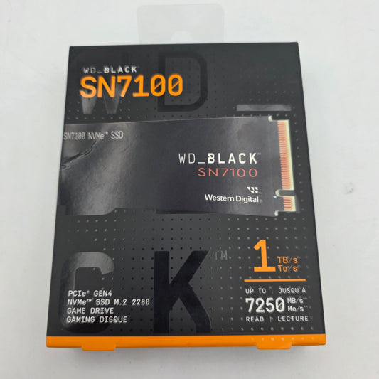 New Samsung 2280mm WD_Black 1TB M.2 NVMe Gen 4.0 x 4 SSD SN7100