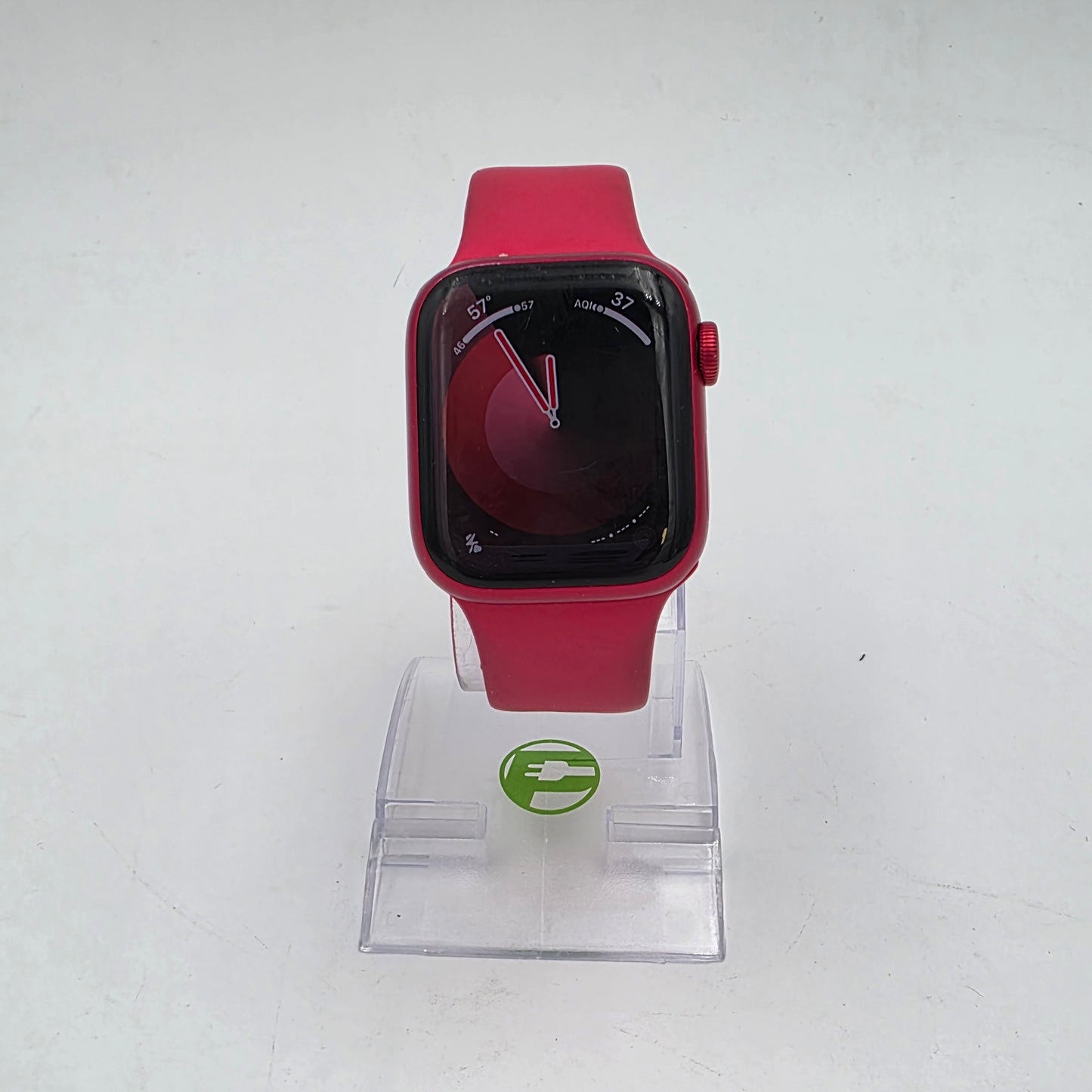Unlocked Apple Watch Series 8 41MM Product Red Aluminum Red Sport Band MNV13LL/A