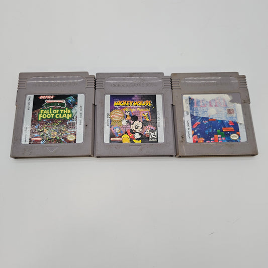 Lot of 3 Nintendo Game Boy Games