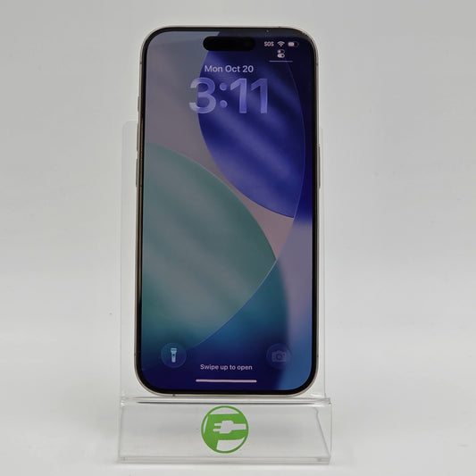 Unlocked Apple iPhone 15 Pro 128GB Natural Titanium MTQP3LL/A