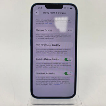 Factory Unlocked Apple iPhone 13 128GB Blue MLAE3LL/A