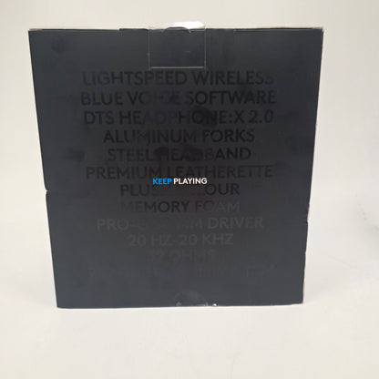 New Logitech Pro X Wireless Over Ear Gaming Headset Black 981-000906