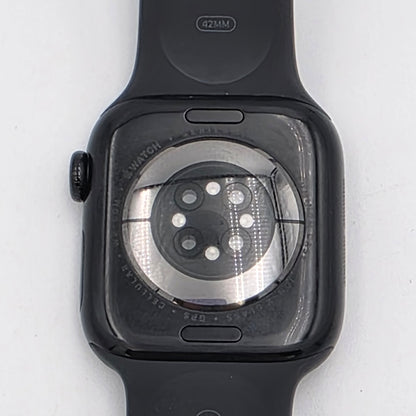Unlocked Apple Watch Series 11 42MM Jet Black Aluminum Black SportBand MF834LW/A
