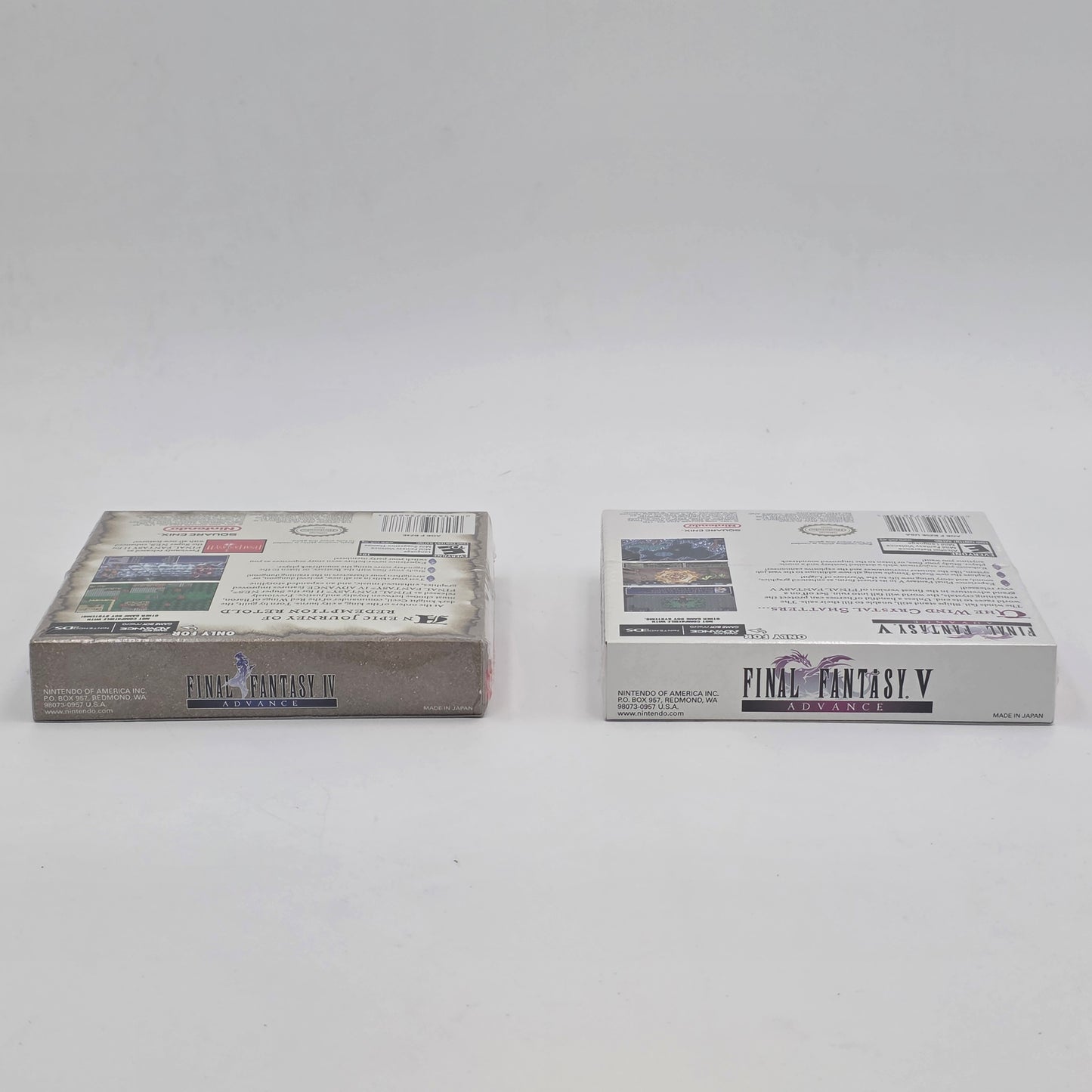 New Lot of 2 Nintendo GBA Games Final Fantasy IV and V Sealed