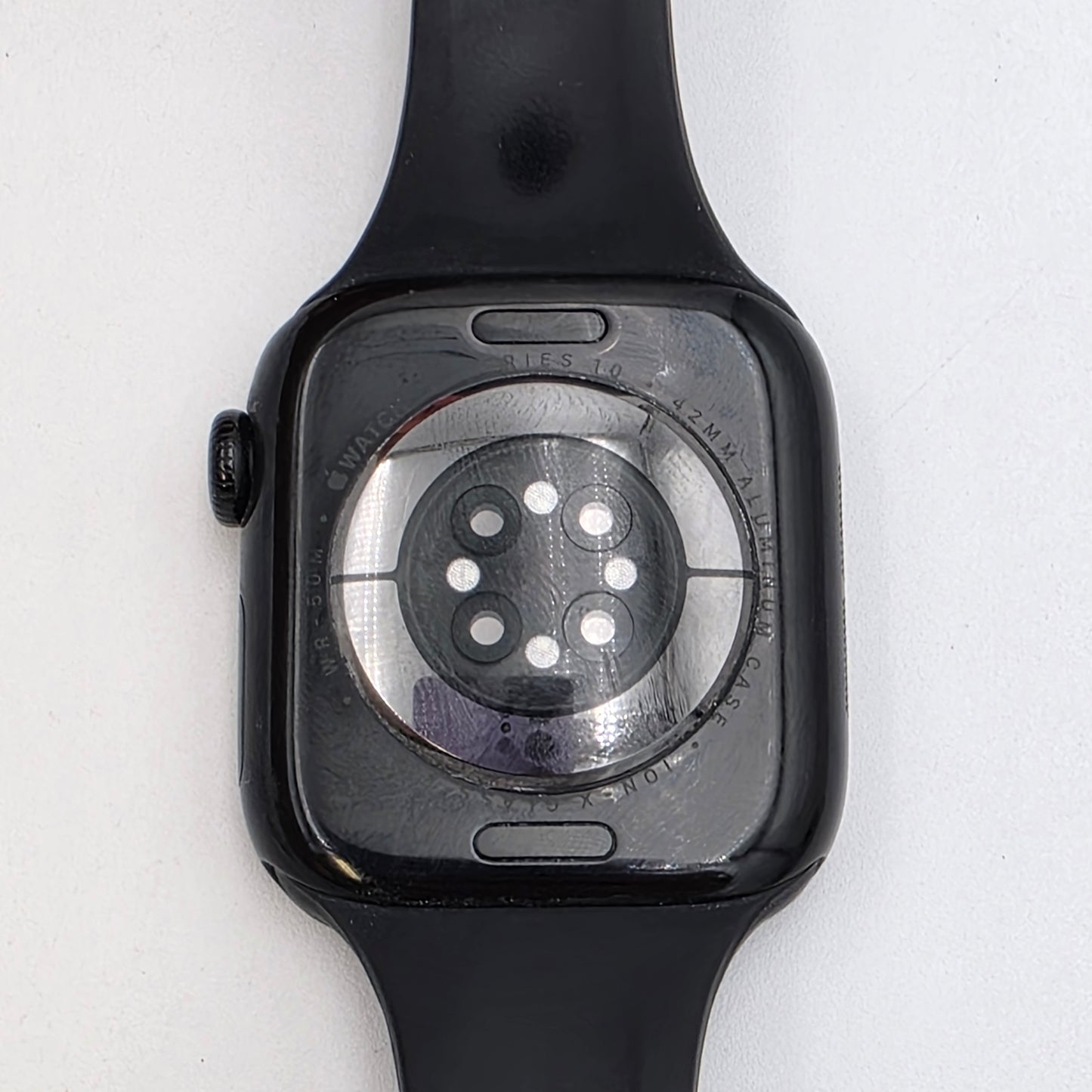 GPS Only Apple Watch Series 10 42MM Black Aluminum Aftermarket Band MWWE3LW/A