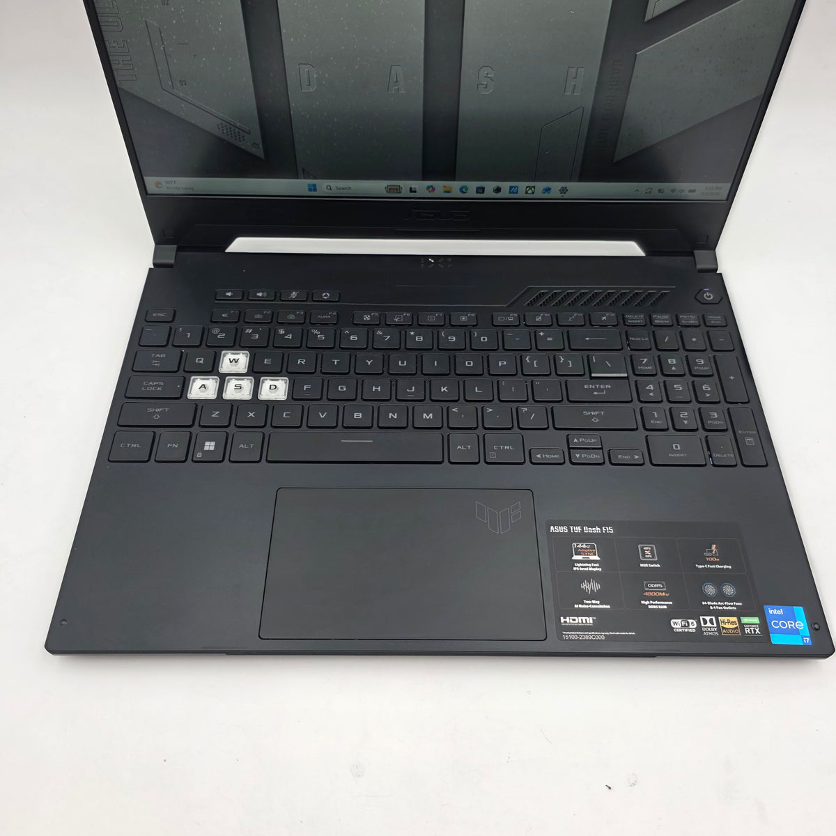 Asus TUF Dash F15 FX517ZR 15.6" i7-12650H 2.3GHz 16GB RAM 512GB SSD GeForce 3070