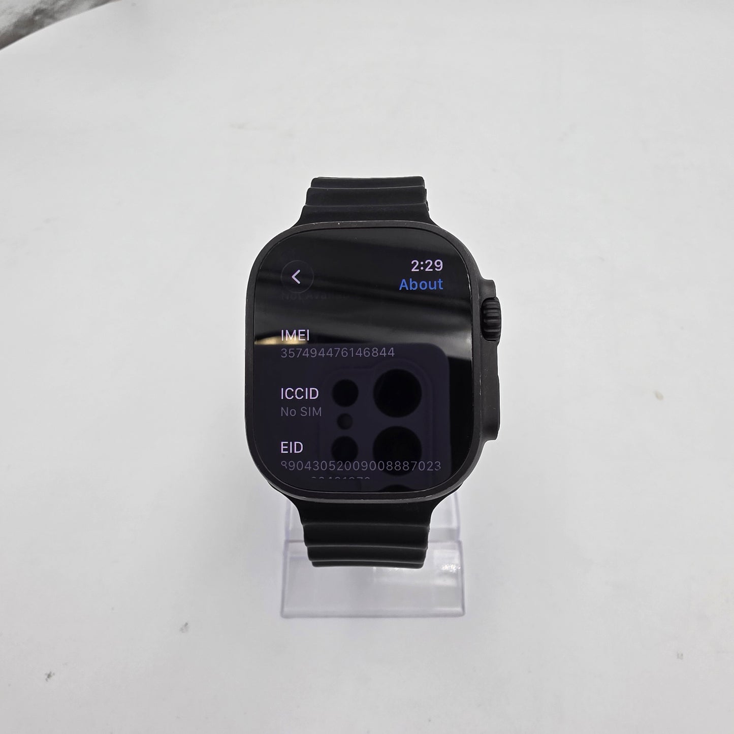 Unlocked Apple Watch Ultra 2 49MM Black Titanium Black Sport Band MX5U3LW/A