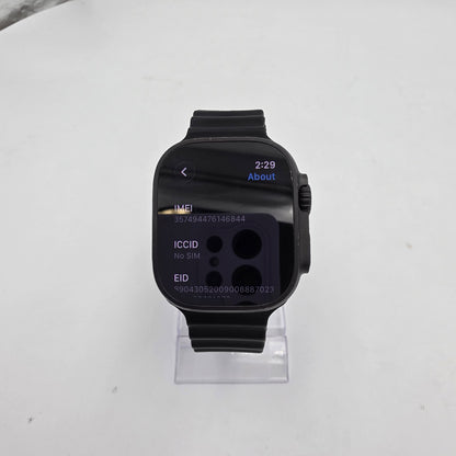 Unlocked Apple Watch Ultra 2 49MM Black Titanium Black Sport Band MX5U3LW/A