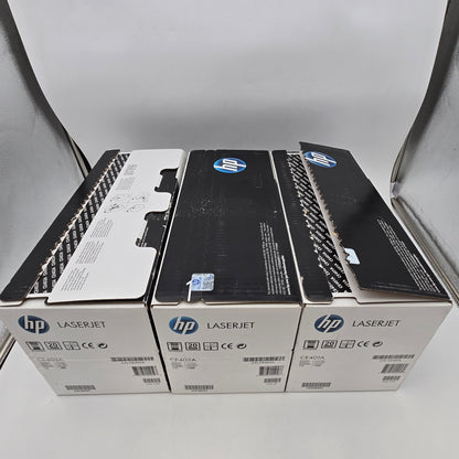 New HP 507A CE401A CE402A CE403A Multi-Color Toner Cartridges Tri Pack
