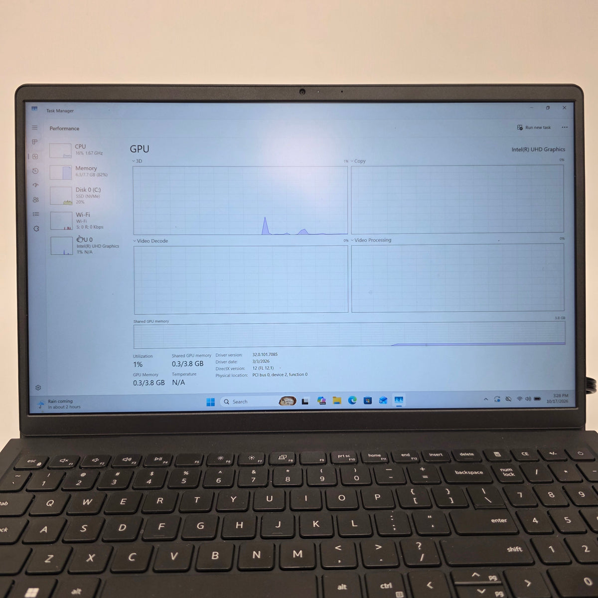 Dell 15 DC15250 15.6" i5-1334U 1.3GHz 8GB RAM 512GB