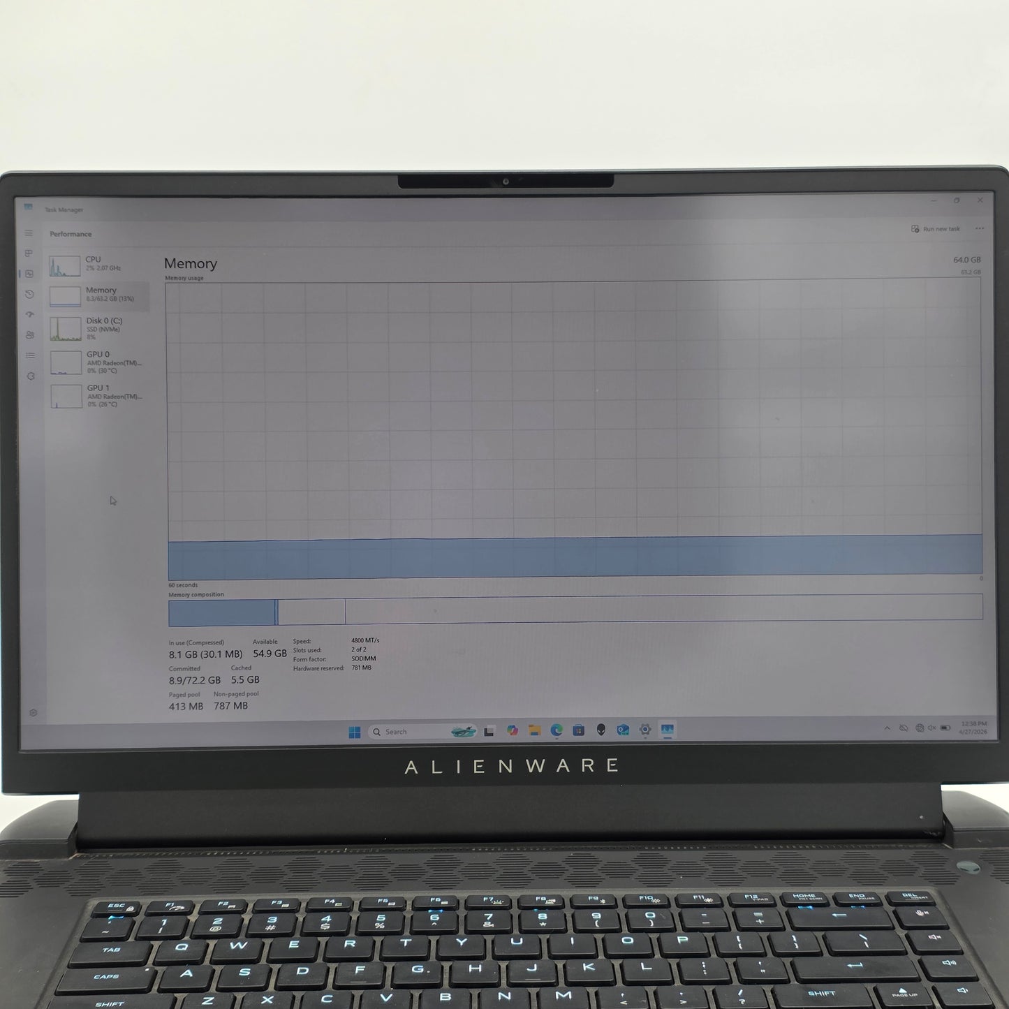 Alienware M17 R5 17.3" Ryzen 9 6900HX 64GB RAM 2TB SSD AMD Radeon RX 6850M XT