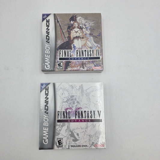 New Lot of 2 Nintendo GBA Games Final Fantasy IV and V Sealed