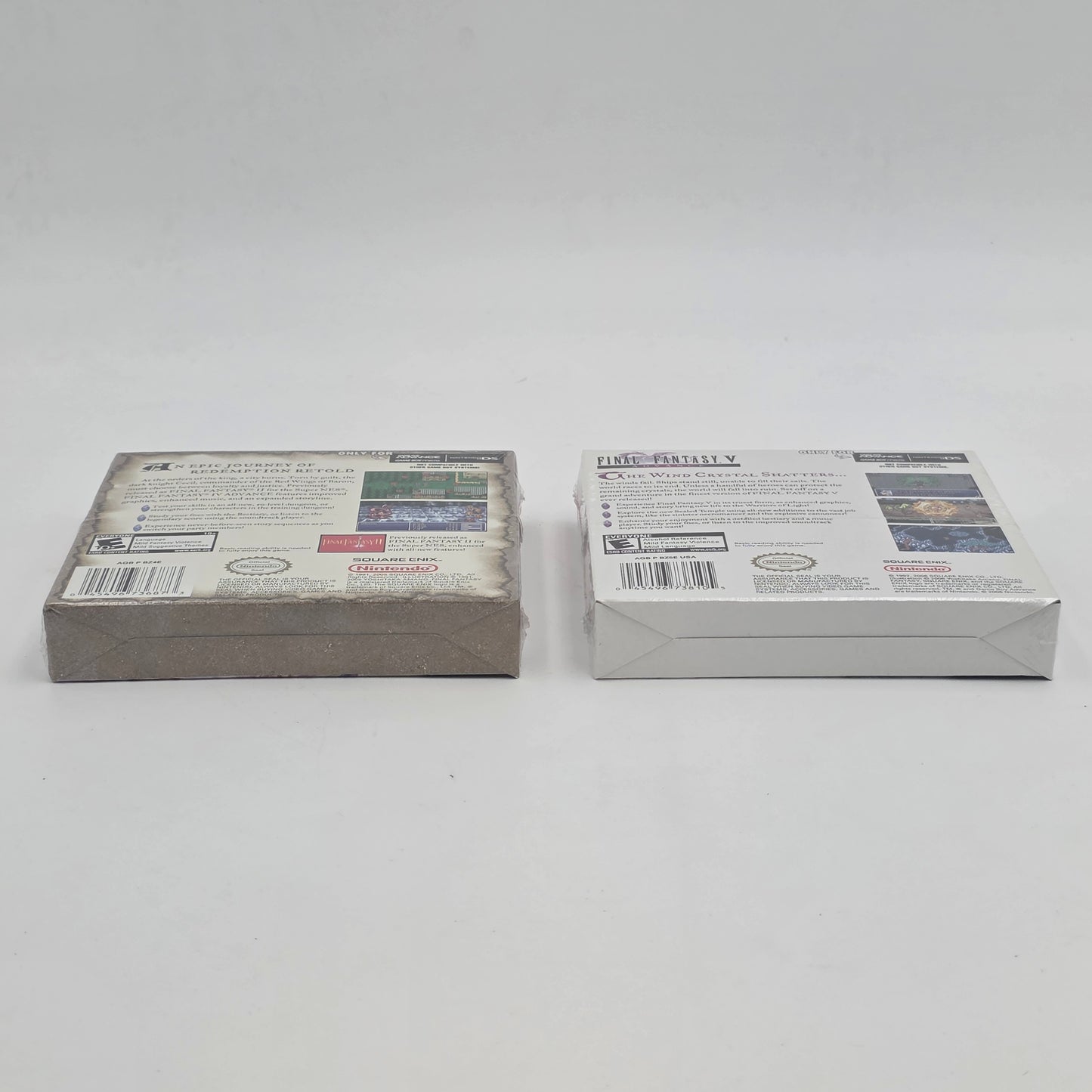New Lot of 2 Nintendo GBA Games Final Fantasy IV and V Sealed