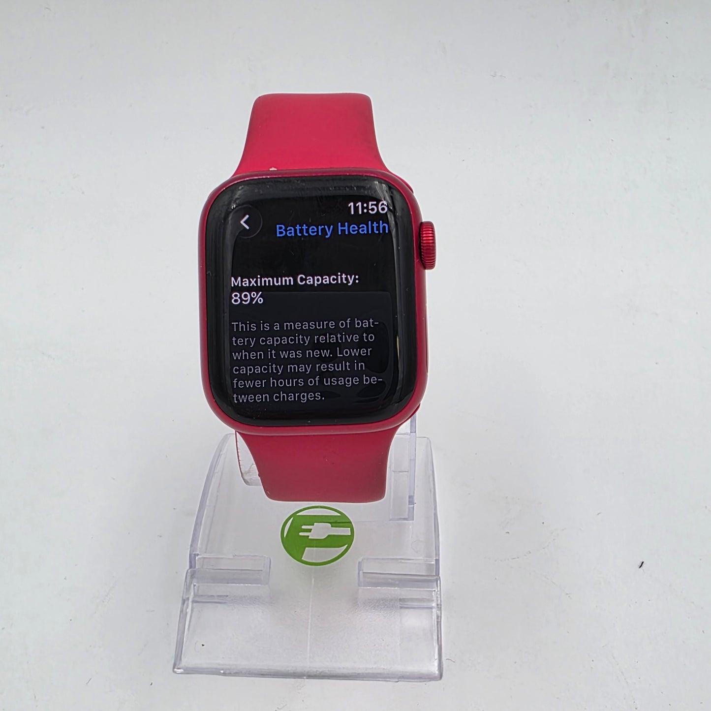 Unlocked Apple Watch Series 8 41MM Product Red Aluminum Red Sport Band MNV13LL/A