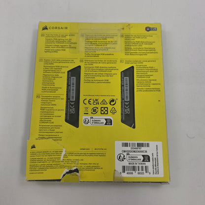 Corsair Vengeance RGB Pro 32GB (2x16GB) RAM DDR5 6000MHz CMH32GX5M2D6000C36