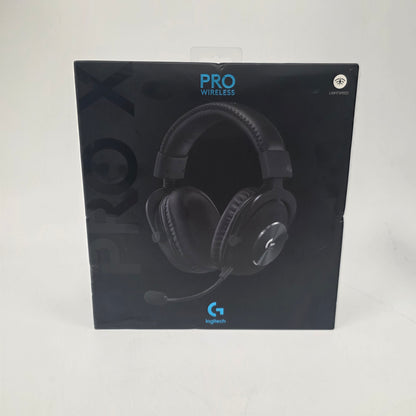 New Logitech Pro X Wireless Over Ear Gaming Headset Black 981-000906