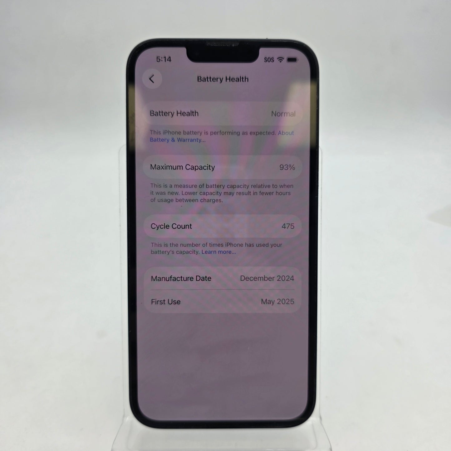 Unlocked Apple iPhone 16e 128GB 26.4.2 Black MD0D4LL/A