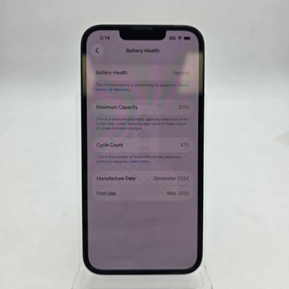 Unlocked Apple iPhone 16e 128GB 26.4.2 Black MD0D4LL/A
