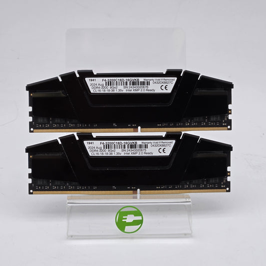 G.Skill RipJaws V 16GB (2x8GB) RAM DDR4 3200MHz F4-3200C16D-16GVKB