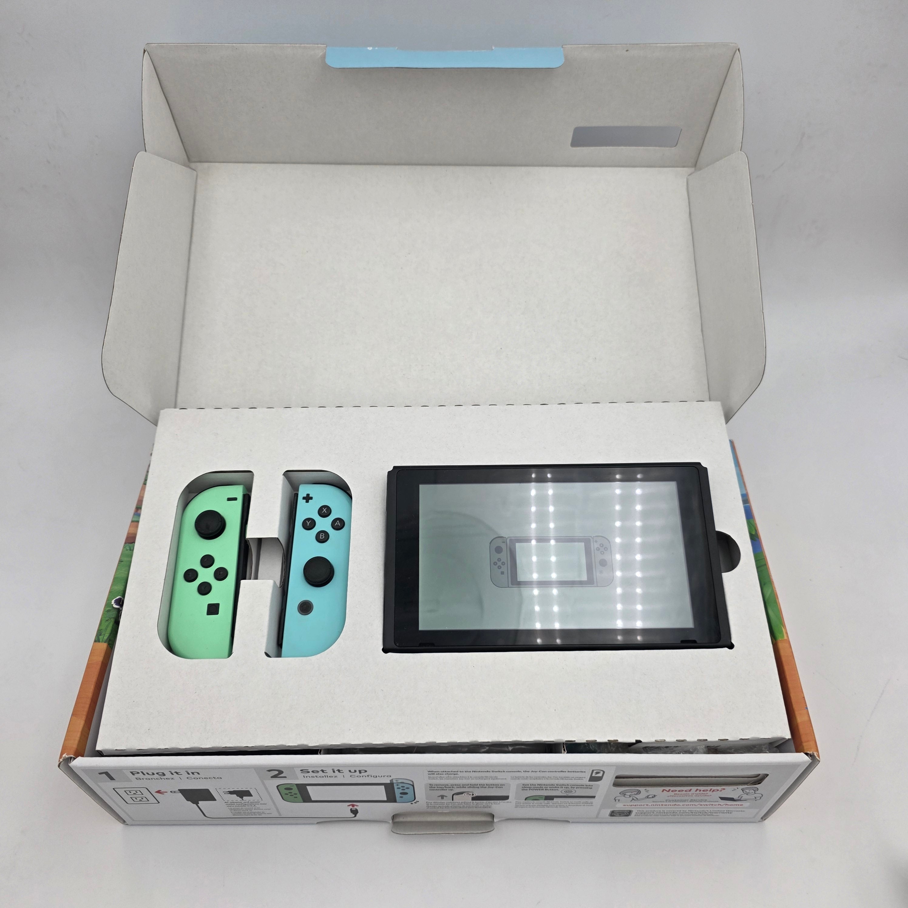 Nintendo Switch v1 Console Gaming System HAC-001 Animal Crossing