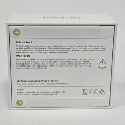 New Apple AirPods Pro 3rd Gen with MagSafe Charging Case MFHP4LL/A