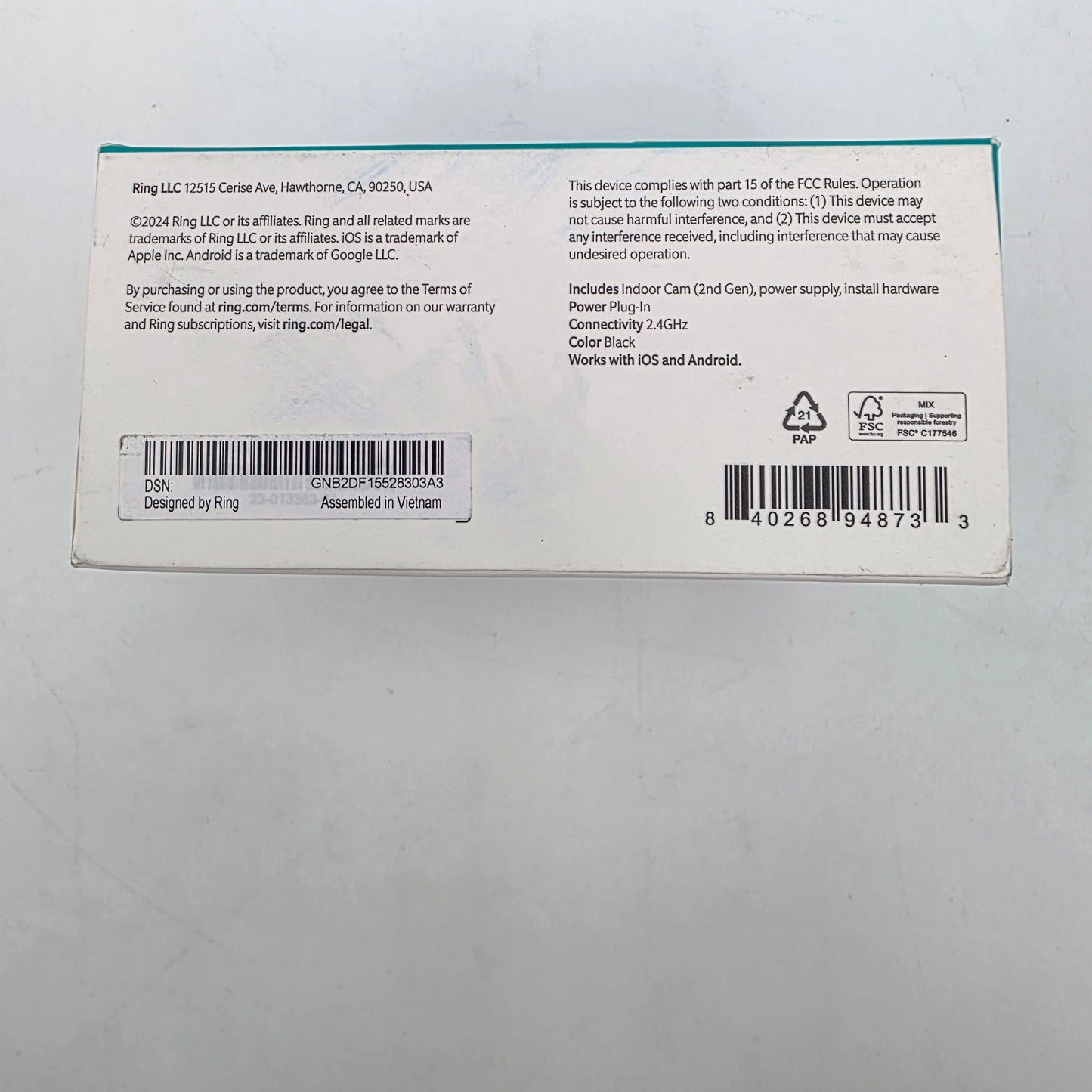 New Ring Indoor Cam Outdoor Cam Outdoor Cam Plus Battery Doorbell  Security Cameras LOT