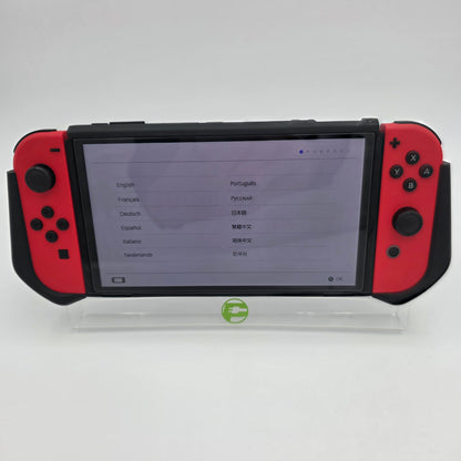 Nintendo Switch OLED Video Game Console HEG-001 Mario Red Edition