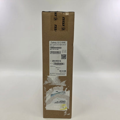 New MSI Cyborg 15 C13WE 15.6" i5-13420H 2.1GHz 16GB RAM 512GB SSD RTX 5050