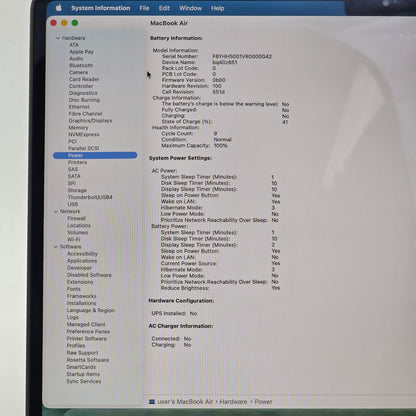 2025 Apple MacBook Air 13" M4 8C GPU 4.5GHz 8GB RAM 256GB SSD A3240