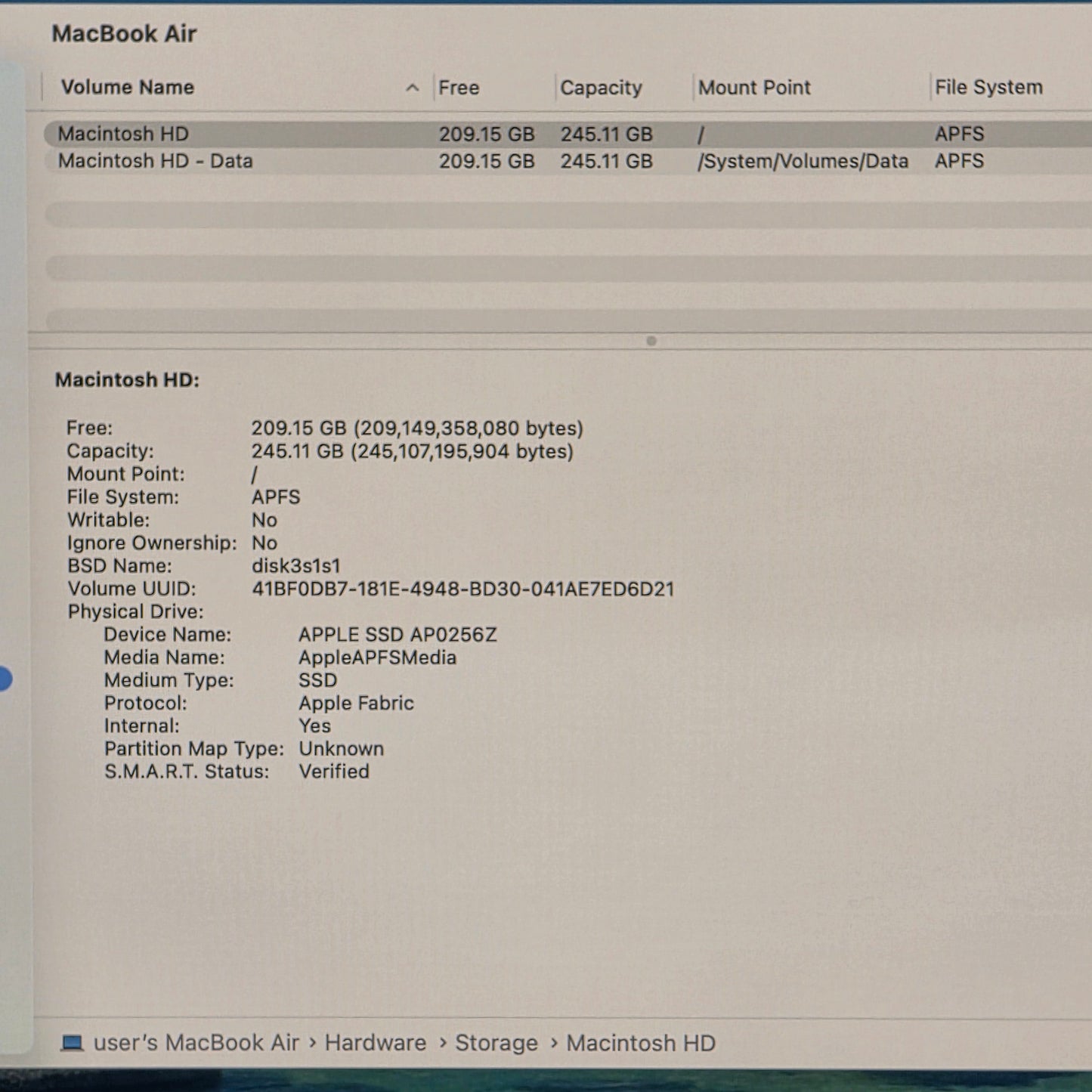 2022 Apple MacBook Air 13.6" M2 8C GPU 3.5GHz 8GB RAM 256GB SSD MLY13LL/A