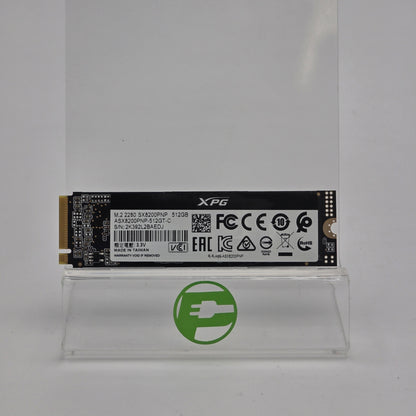 New XPG 2280mm SX8200PNP 512GB M.2 NVMe Gen 3.0 x 4 SSD ASX8200PNP-512GT-C