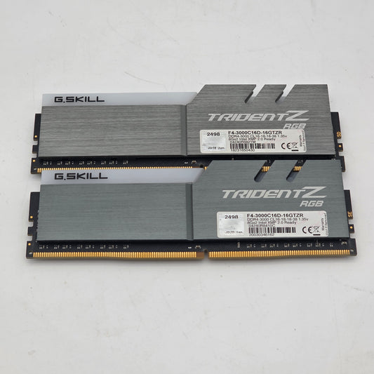 G.Skill Trident Z RGB 16GB (2x8GB) RAM DDR4 3000MHz F4-3000C16D-16GTZR