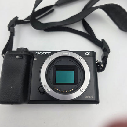 Sony Alpha A6000 24.3MP Mirrorless Digital Camera With SEL55210 Lens
