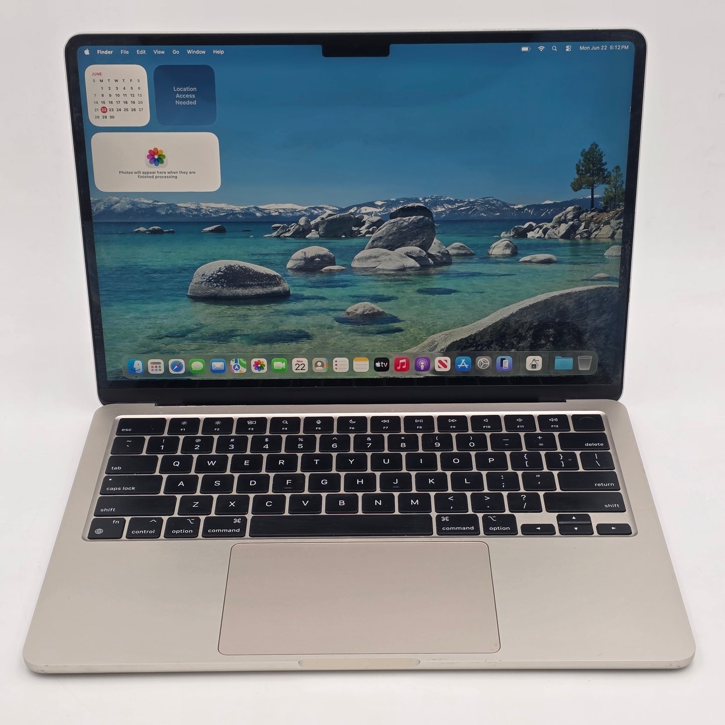 2022 Apple MacBook Air 13.6" M2 8C GPU 3.5GHz 8GB RAM 256GB SSD MLY13LL/A
