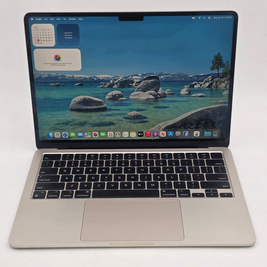 2022 Apple MacBook Air 13.6" M2 8C GPU 3.5GHz 8GB RAM 256GB SSD MLY13LL/A