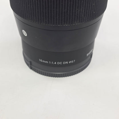 Sigma DG DN 16mm f/1.4 For Sony E-Mount