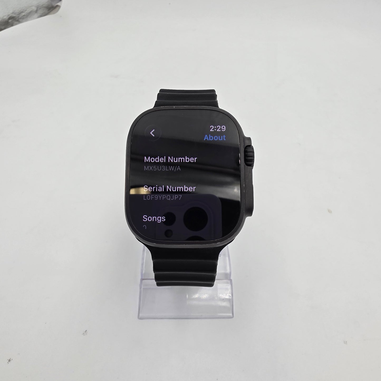 Unlocked Apple Watch Ultra 2 49MM Black Titanium Black Sport Band MX5U3LW/A